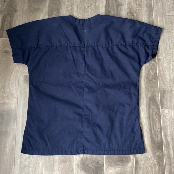 Women’s Mobb Scrub Top- navy blue - Picture 6 of 7